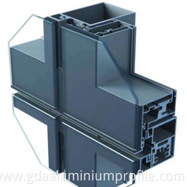 Structural Hidden Frame Stick Glass Aluminum Curtain Walls